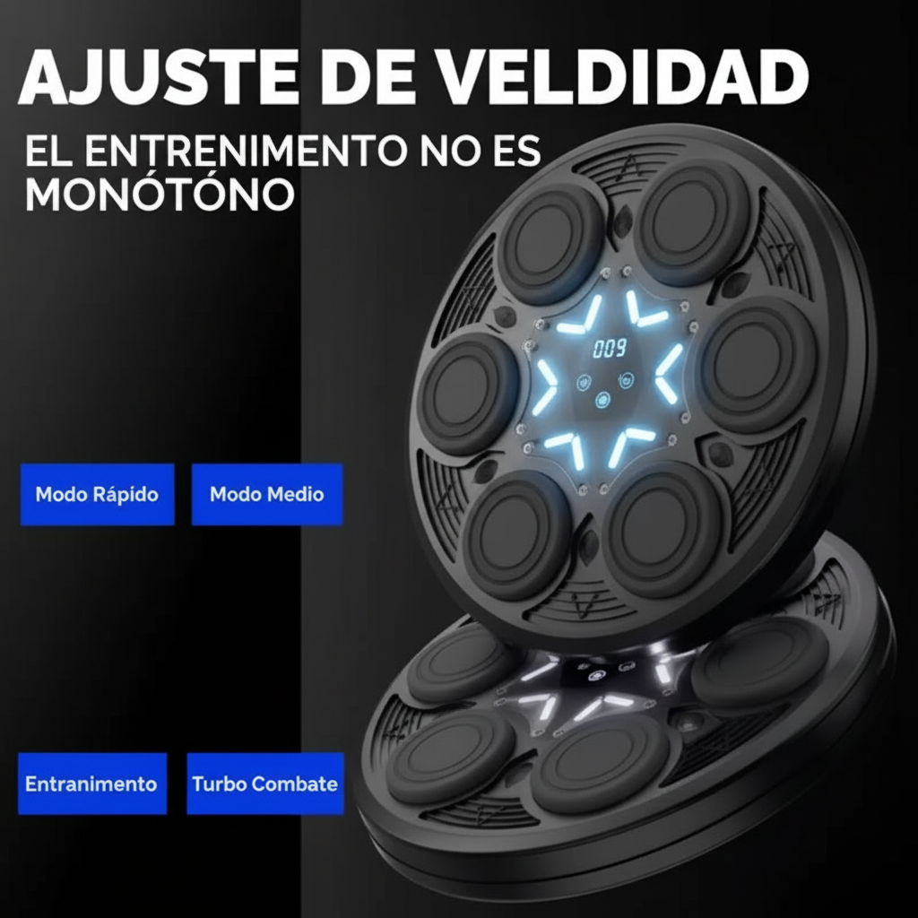 Panel de Boxeo Inteligente  - Entrenamiento Profesional con Luces RGB y Bluetooth