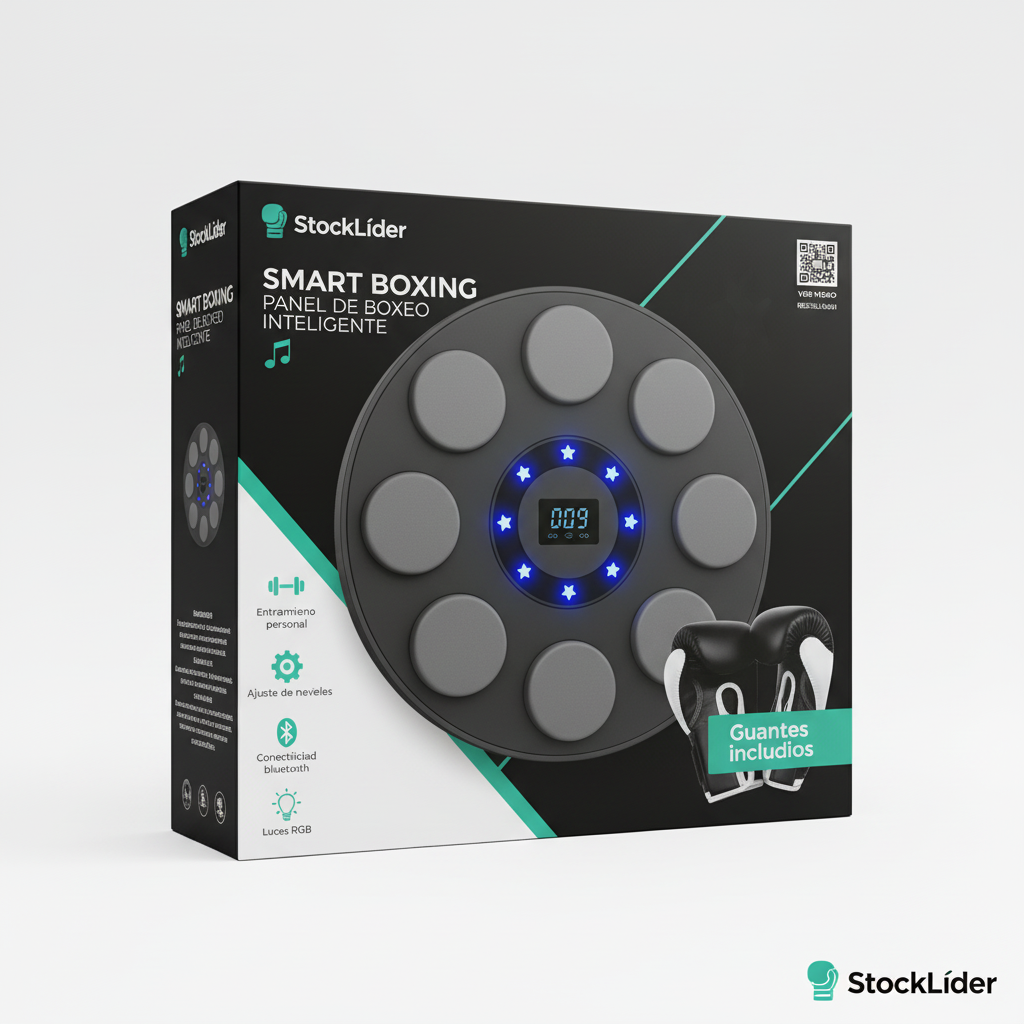 Panel de Boxeo Inteligente  - Entrenamiento Profesional con Luces RGB y Bluetooth
