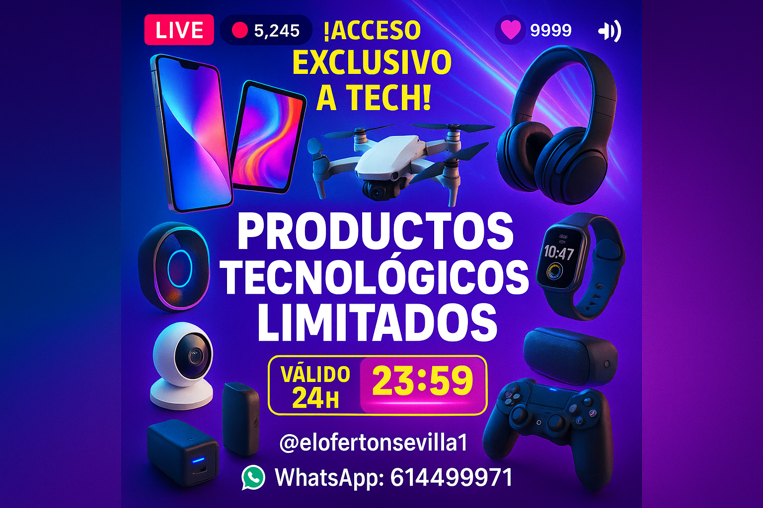 Pase Directo VIP 7€ - Experiencia Tech Exclusiva