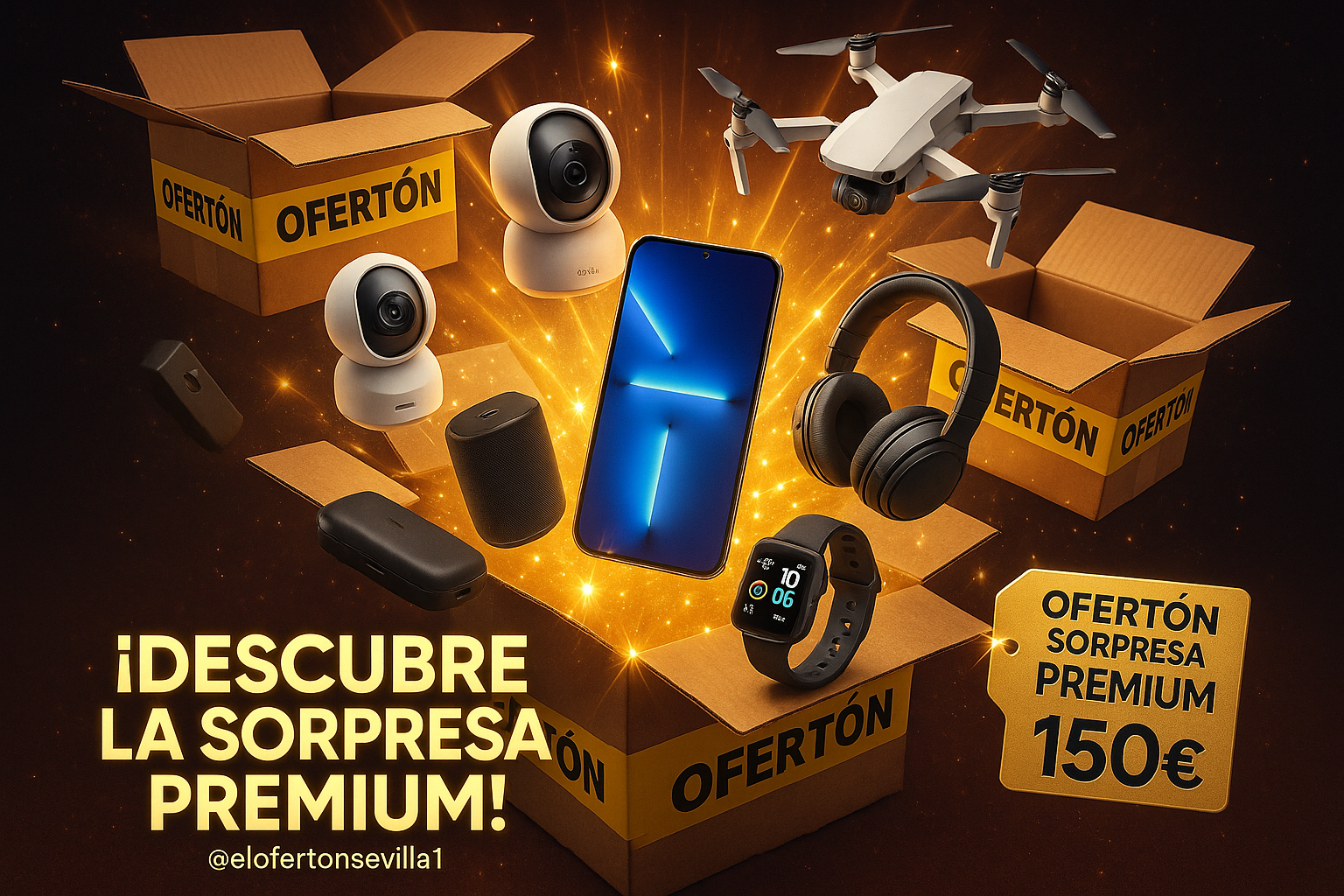 Ofertón Sorpresa Premium 150€ - Unboxing