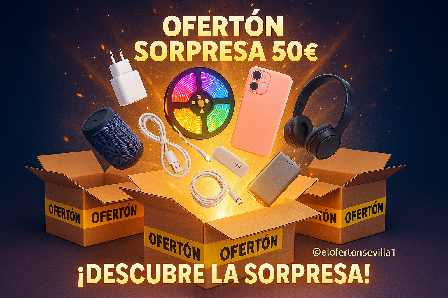 Ofertón Sorpresa 50€ - Unboxing