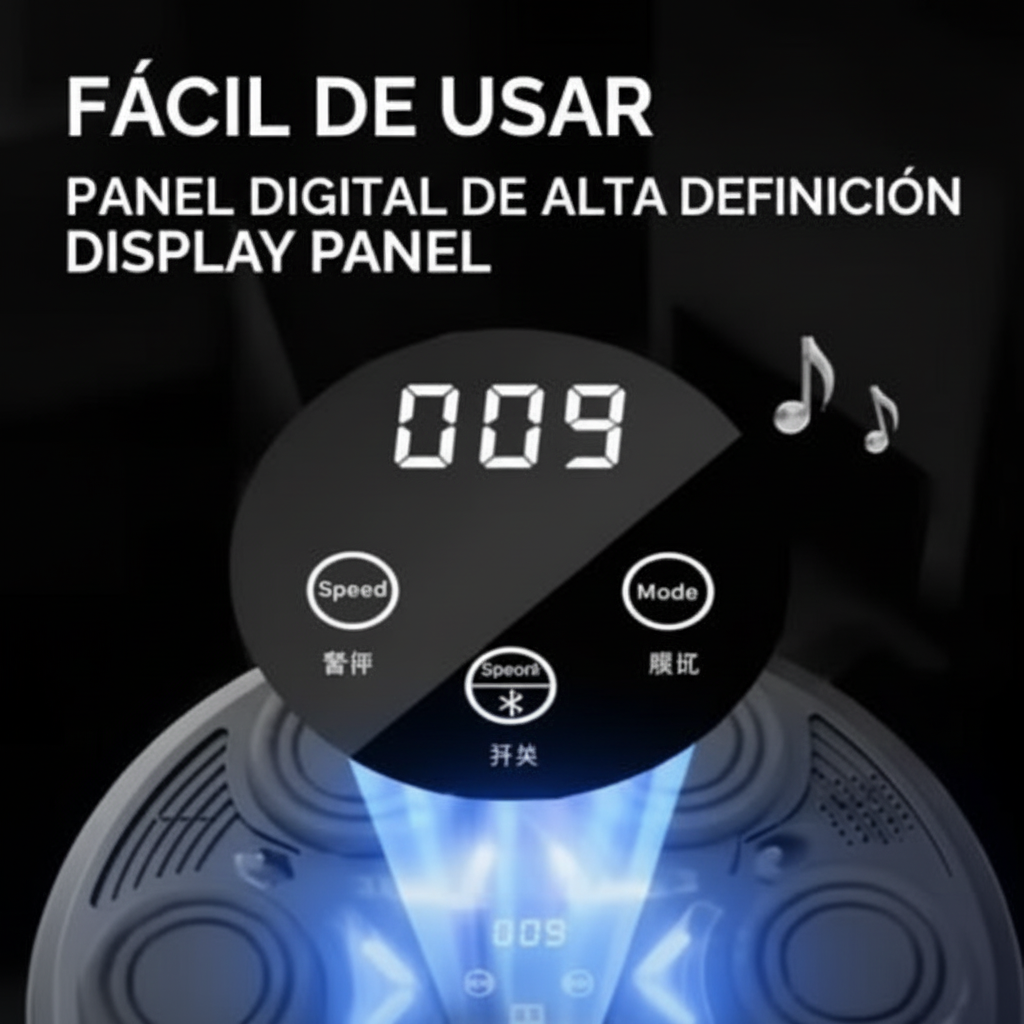 Panel de Boxeo Inteligente  - Entrenamiento Profesional con Luces RGB y Bluetooth
